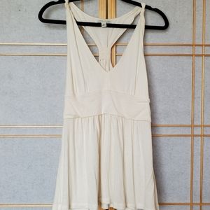 Cream Flowy Top